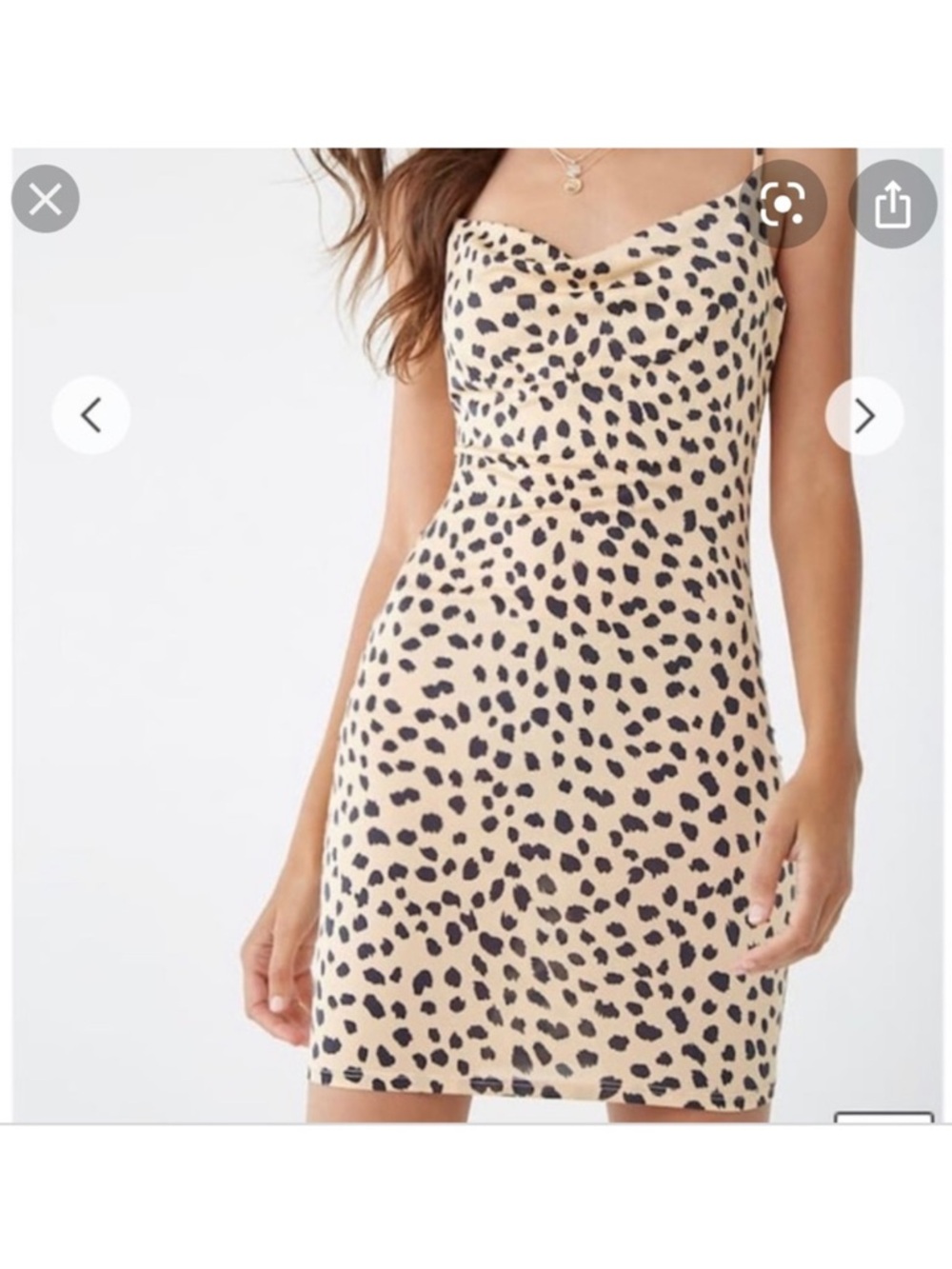 Forever 21 Leopard Print Slip Dress